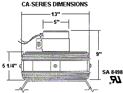 CA dimsensions